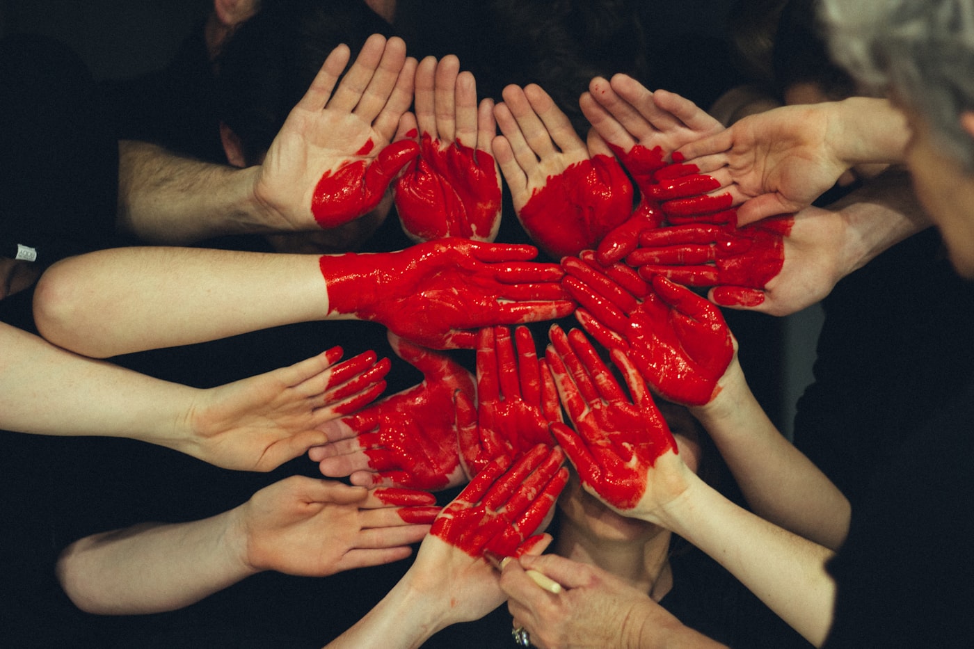 Hands joined in community service